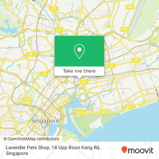 Lavender Pets Shop, 18 Upp Boon Keng Rd地图