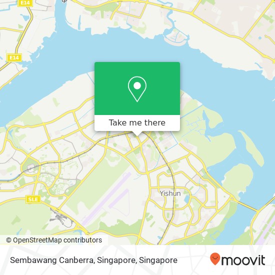 Sembawang Canberra, Singapore map