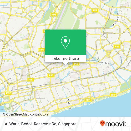 Al Waris, Bedok Reservoir Rd map