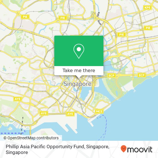Phillip Asia Pacific Opportunity Fund, Singapore map