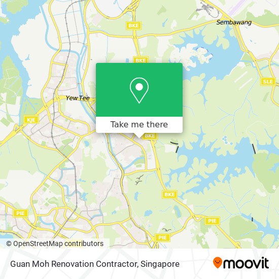 Guan Moh Renovation Contractor map