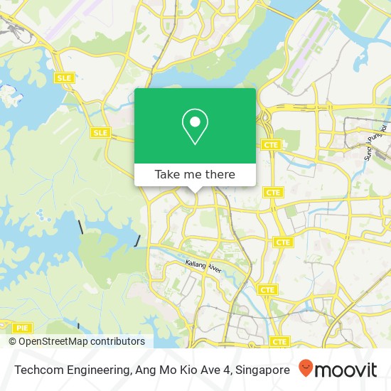 Techcom Engineering, Ang Mo Kio Ave 4地图