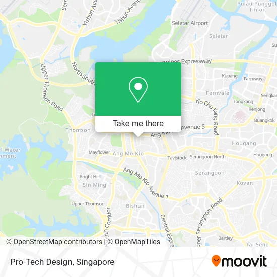 Pro-Tech Design map
