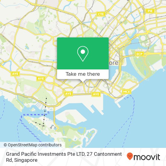 Grand Pacific Investments Pte LTD, 27 Cantonment Rd地图