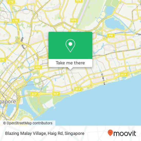 Blazing Malay Village, Haig Rd map