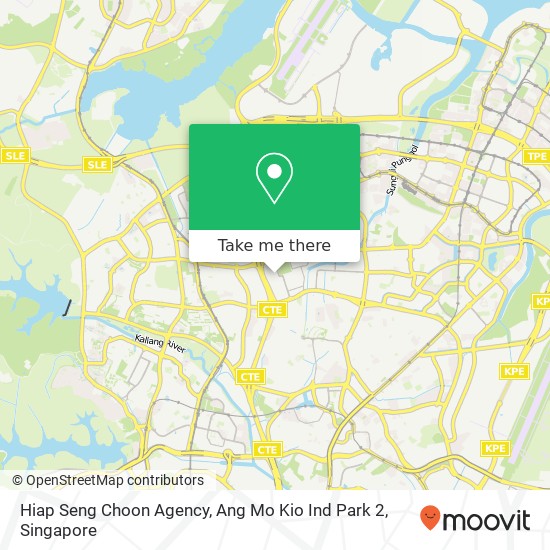 Hiap Seng Choon Agency, Ang Mo Kio Ind Park 2 map