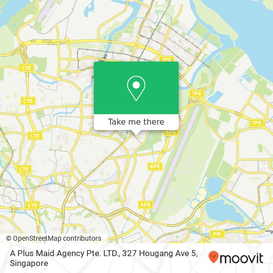 A Plus Maid Agency Pte. LTD., 327 Hougang Ave 5 map