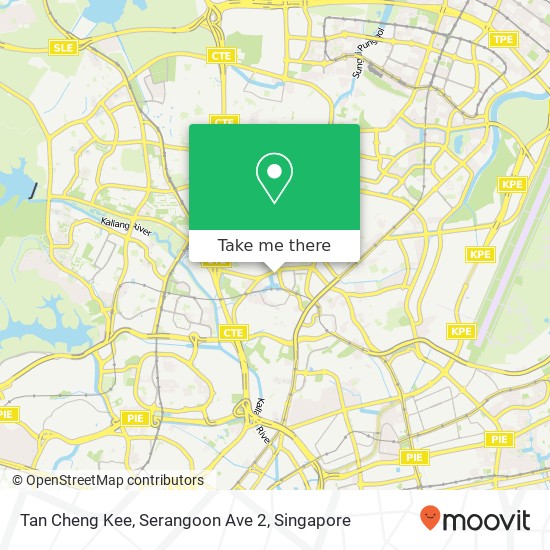 Tan Cheng Kee, Serangoon Ave 2 map