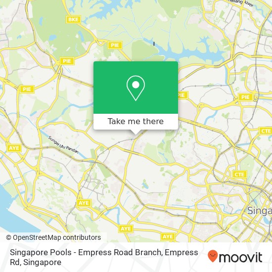 Singapore Pools - Empress Road Branch, Empress Rd map