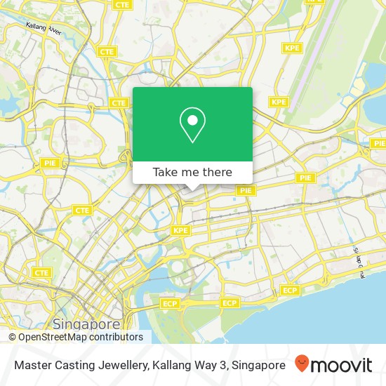 Master Casting Jewellery, Kallang Way 3 map