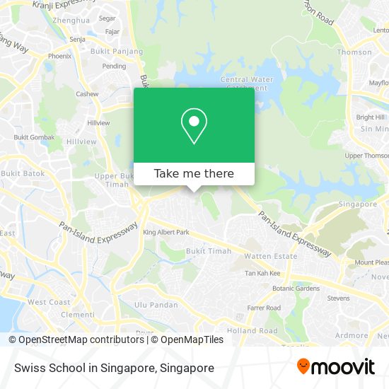 Swiss School in Singapore map