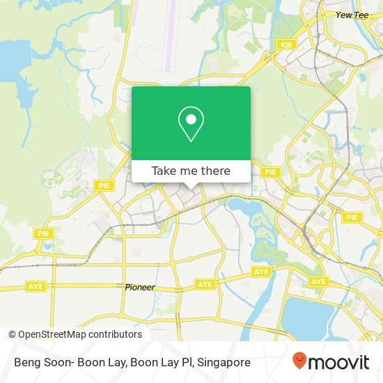 Beng Soon- Boon Lay, Boon Lay Pl map