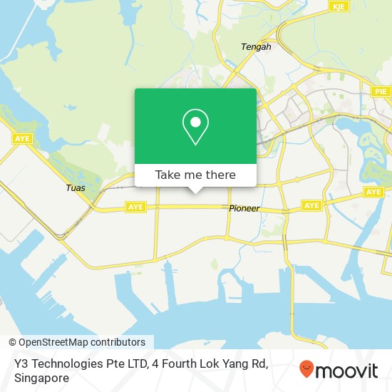 Y3 Technologies Pte LTD, 4 Fourth Lok Yang Rd map