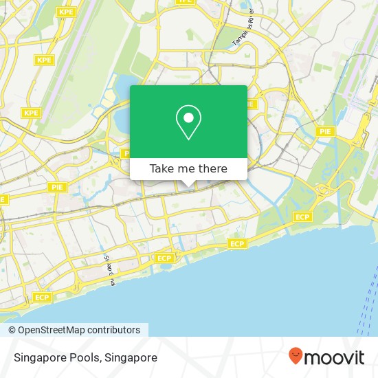 Singapore Pools map