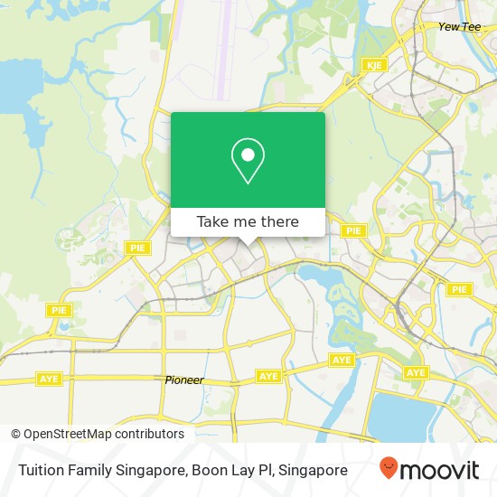 Tuition Family Singapore, Boon Lay Pl map