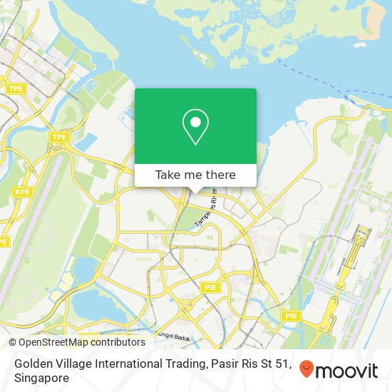 Golden Village International Trading, Pasir Ris St 51地图