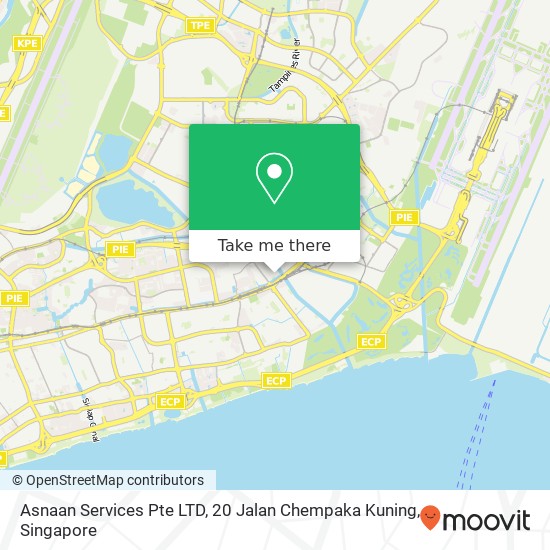 Asnaan Services Pte LTD, 20 Jalan Chempaka Kuning map