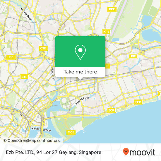 Ezb Pte. LTD., 94 Lor 27 Geylang map