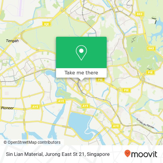 Sin Lian Material, Jurong East St 21地图