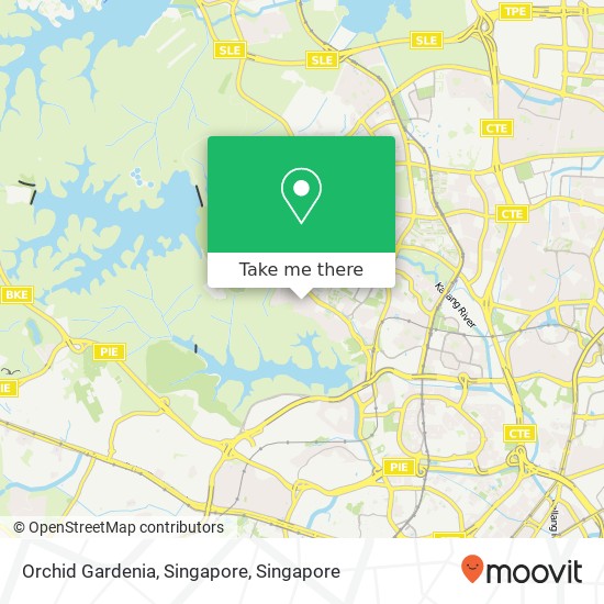 Orchid Gardenia, Singapore map