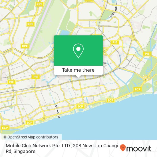Mobile Club Network Pte. LTD., 208 New Upp Changi Rd map