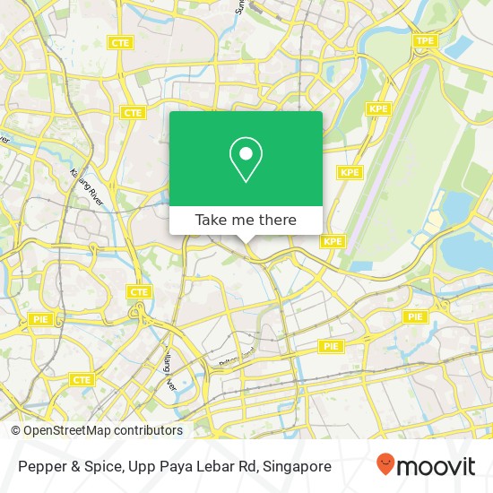 Pepper & Spice, Upp Paya Lebar Rd地图