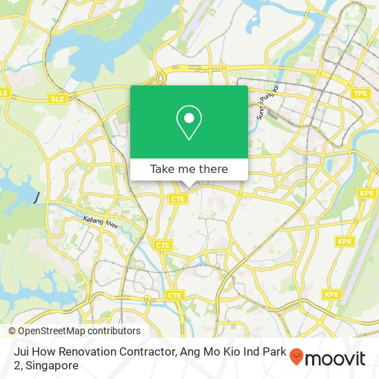 Jui How Renovation Contractor, Ang Mo Kio Ind Park 2地图