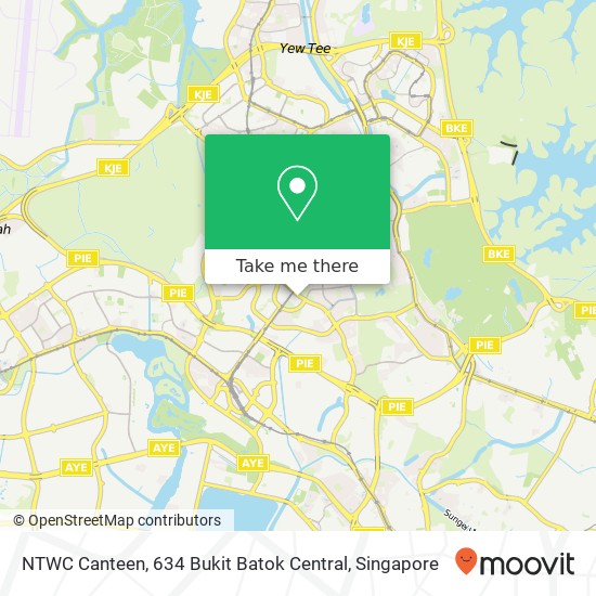 NTWC Canteen, 634 Bukit Batok Central map