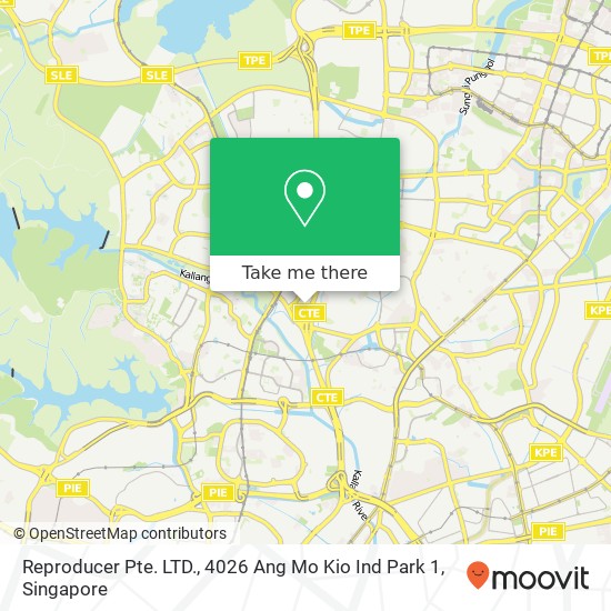 Reproducer Pte. LTD., 4026 Ang Mo Kio Ind Park 1地图