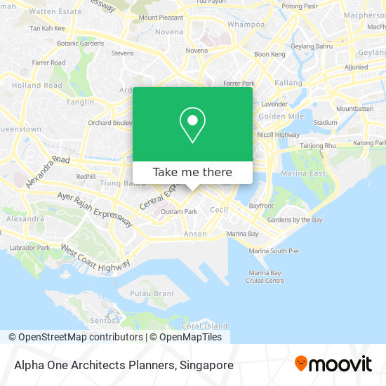Alpha One Architects Planners map