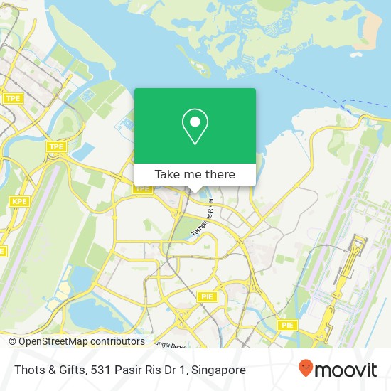 Thots & Gifts, 531 Pasir Ris Dr 1地图