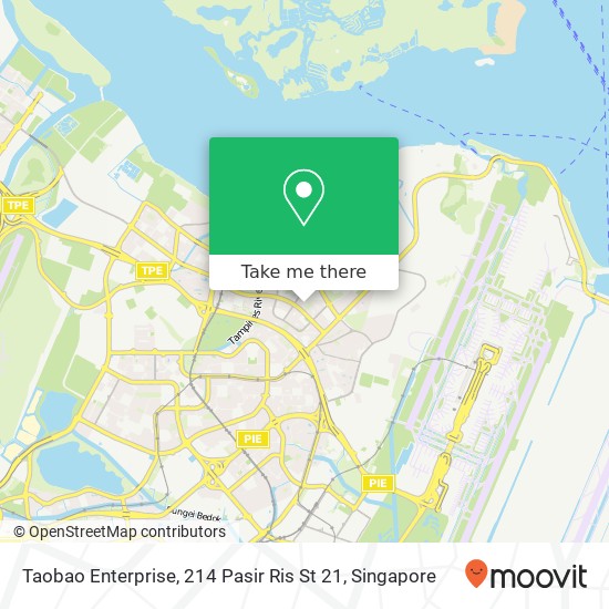 Taobao Enterprise, 214 Pasir Ris St 21地图