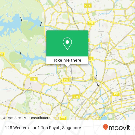 128 Western, Lor 1 Toa Payoh map