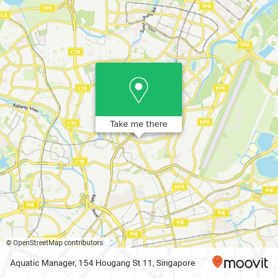 Aquatic Manager, 154 Hougang St 11地图