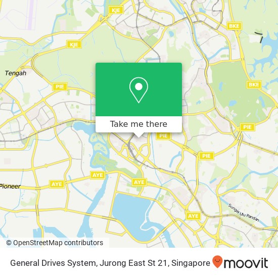 General Drives System, Jurong East St 21 map