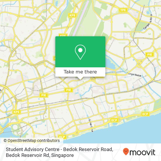 Student Advisory Centre - Bedok Reservoir Road, Bedok Reservoir Rd map