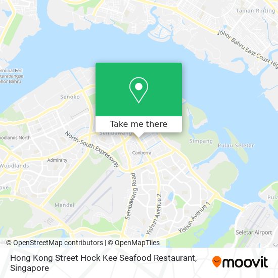 Hong Kong Street Hock Kee Seafood Restaurant map
