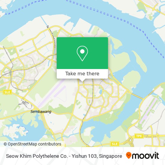 Seow Khim Polythelene Co. - Yishun 103 map