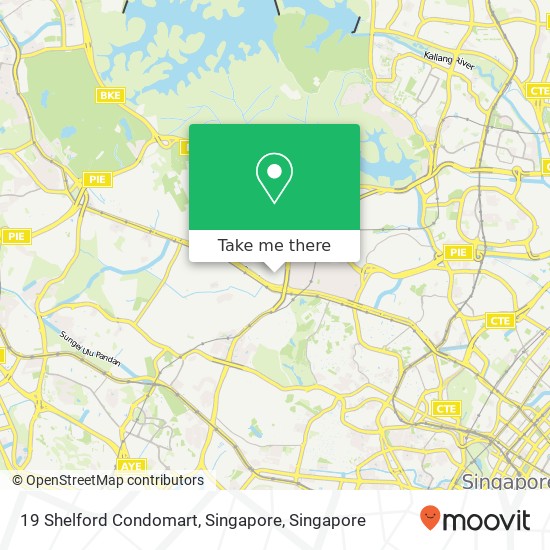 19 Shelford Condomart, Singapore map