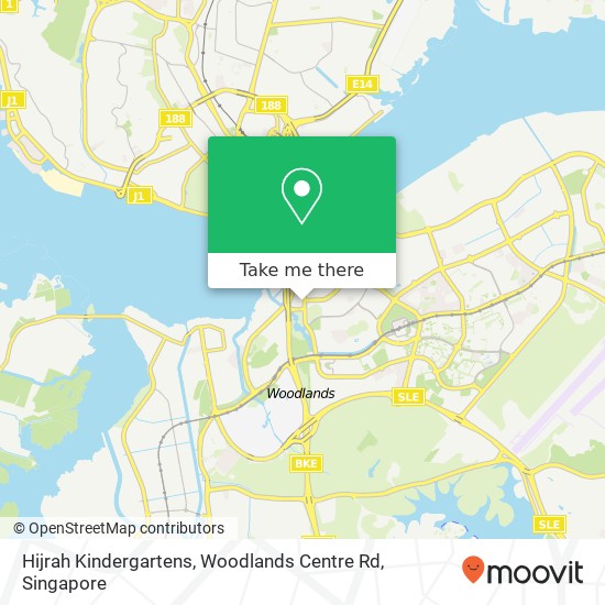 Hijrah Kindergartens, Woodlands Centre Rd map