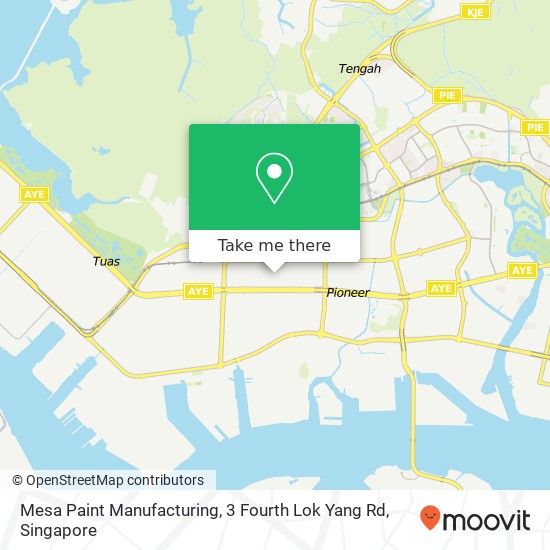 Mesa Paint Manufacturing, 3 Fourth Lok Yang Rd map