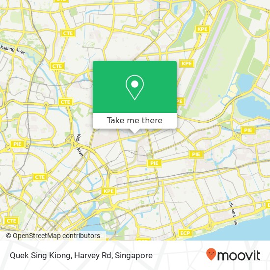 Quek Sing Kiong, Harvey Rd map