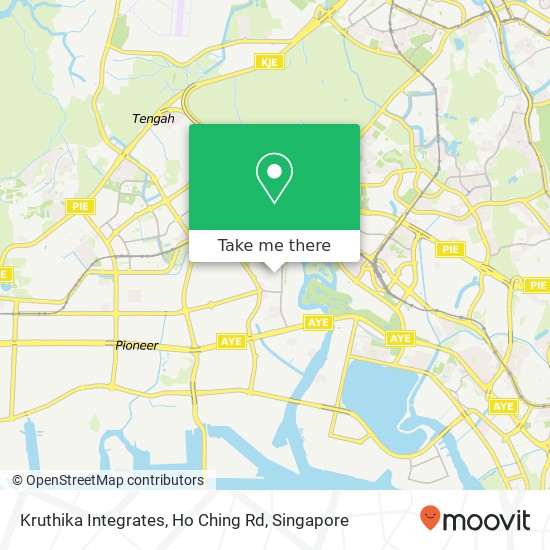 Kruthika Integrates, Ho Ching Rd map