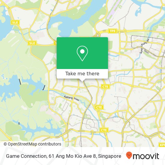 Game Connection, 61 Ang Mo Kio Ave 8地图