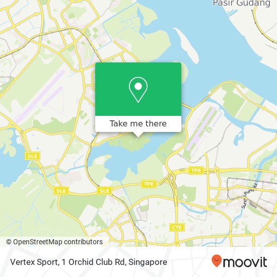Vertex Sport, 1 Orchid Club Rd map