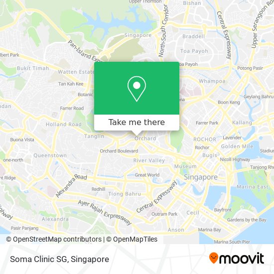 Soma Clinic SG map