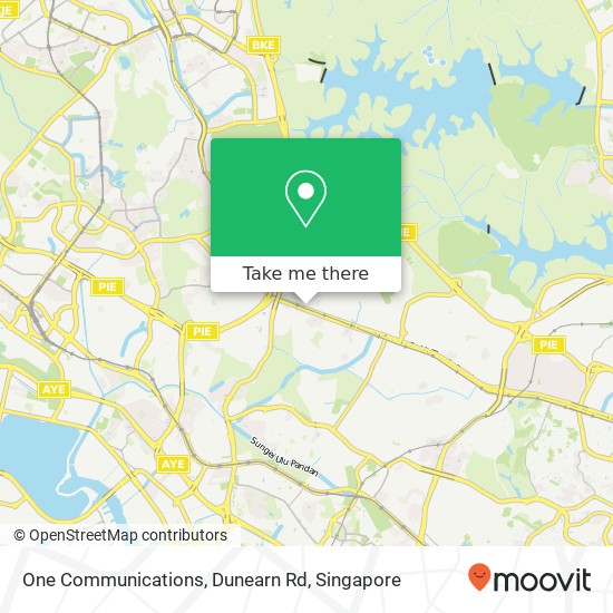 One Communications, Dunearn Rd map