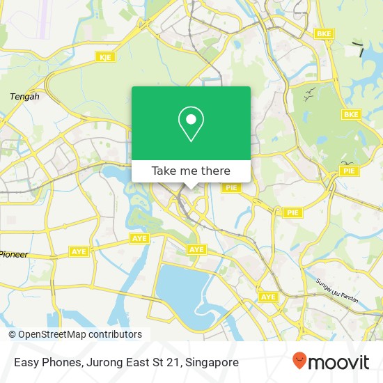 Easy Phones, Jurong East St 21 map