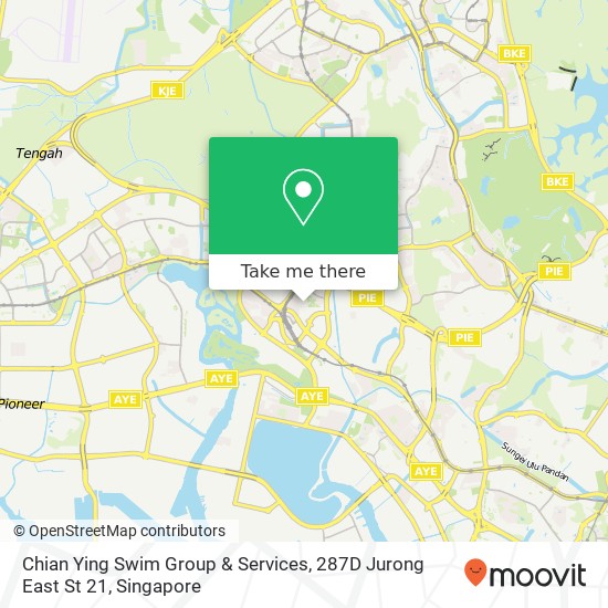 Chian Ying Swim Group & Services, 287D Jurong East St 21地图