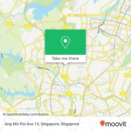 Ang Mo Kio Ave 10, Singapore map